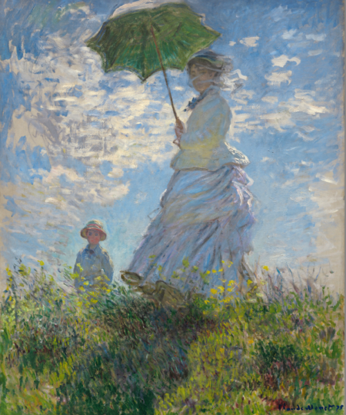Mujer con Sombrilla (1875)