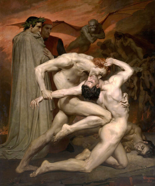 Dante y Virgilio