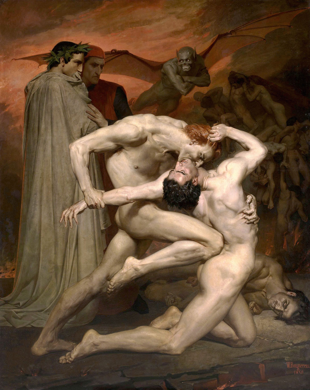 Dante y Virgilio