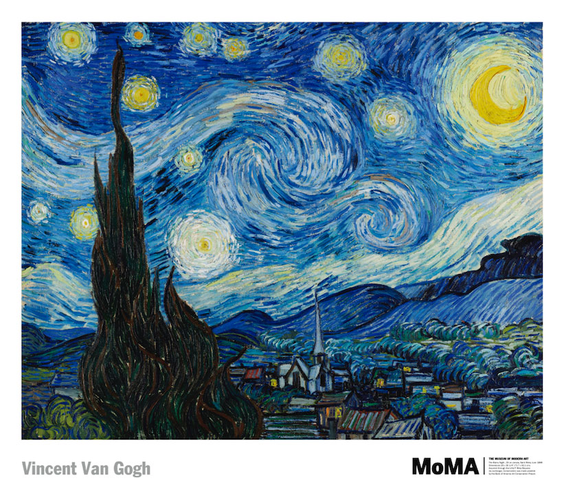 La Noche Estrellada de Van Gogh