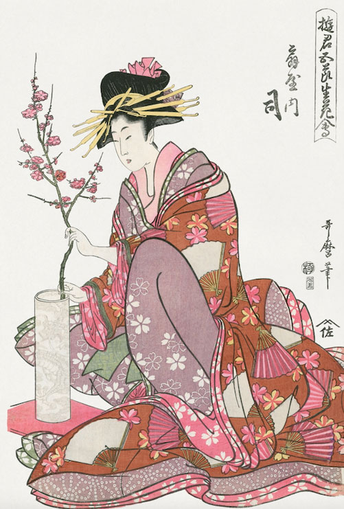 Geisha de Utamaro Kitagawa