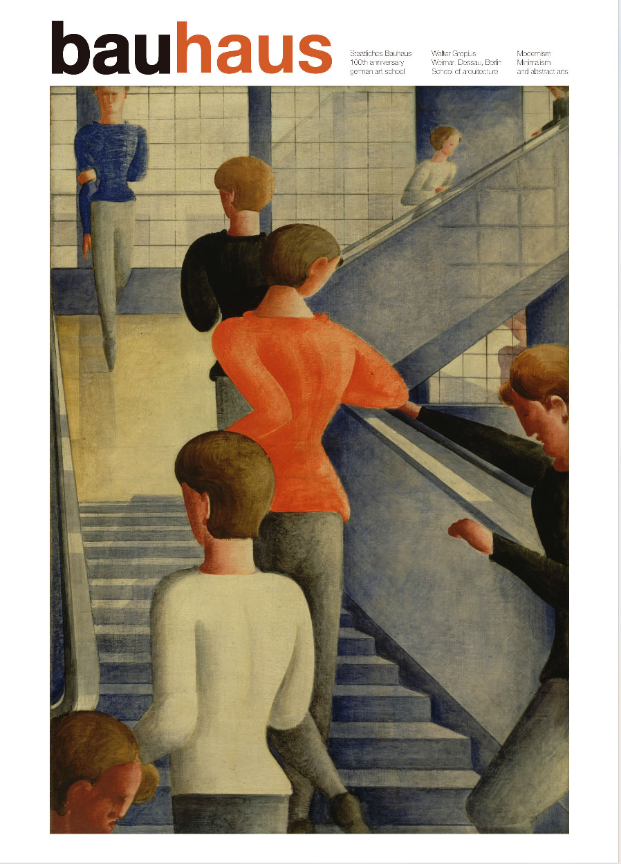 Bauhaus Stairway by Oskar Schlemmer