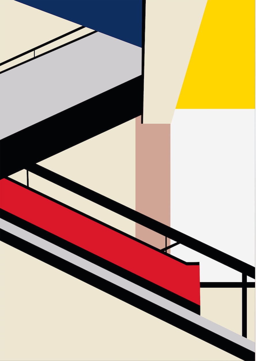 Escalera Bauhaus
