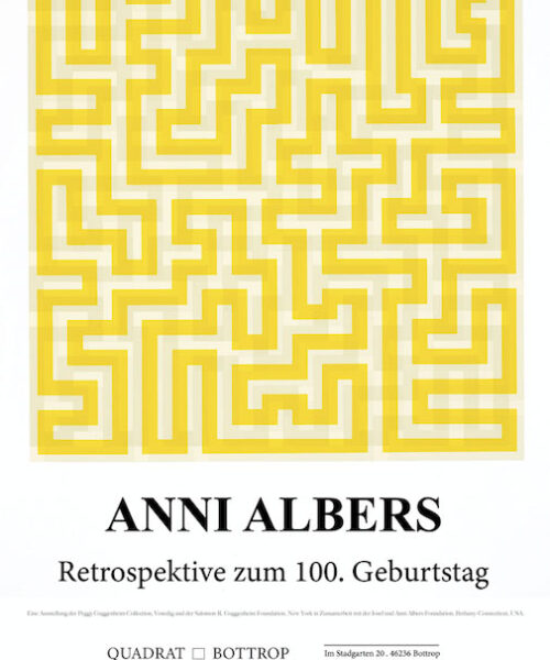 Anni Albers Retrospektive Art Poster