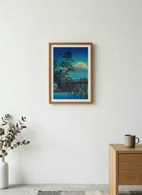 Monte Fuji a la Luz de la Luna - Imagen 2