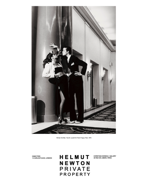 Helmut Newton Private Property Poster