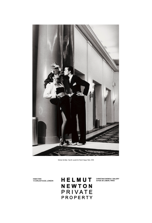 Helmut Newton Private Property Poster