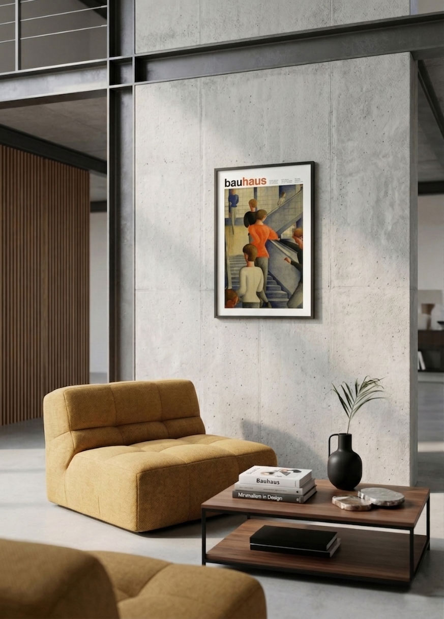 Bauhaus Stairway by Oskar Schlemmer - Imagen 2