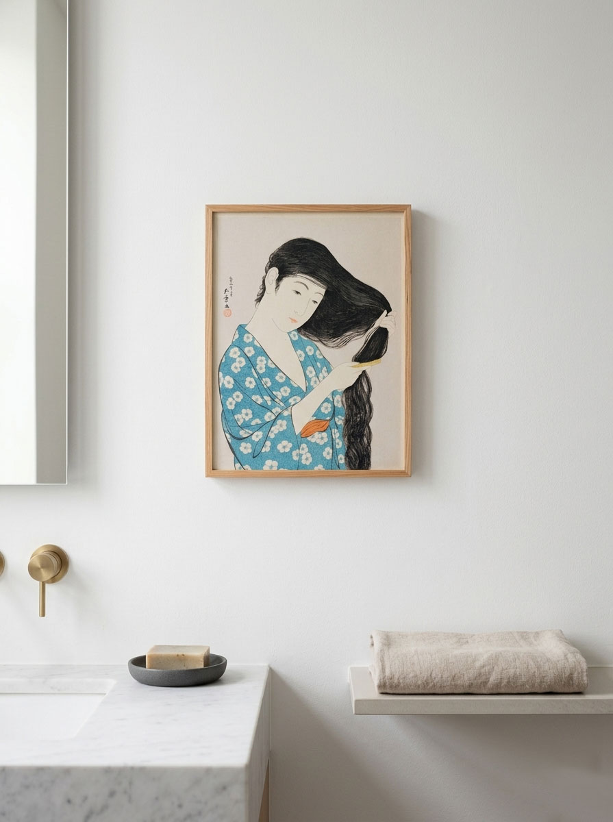 Mujer Peinandose "bijin-ga" - Imagen 2