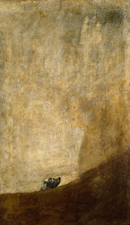 Cuadro "El Perro" de Goya