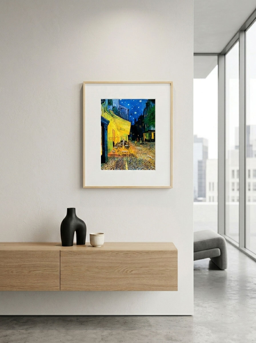 Terraza de Café por la Noche Van Gogh - Imagen 3