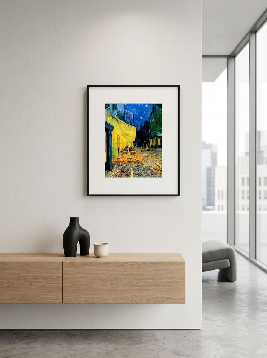 Terraza de Café por la Noche Van Gogh - Imagen 2