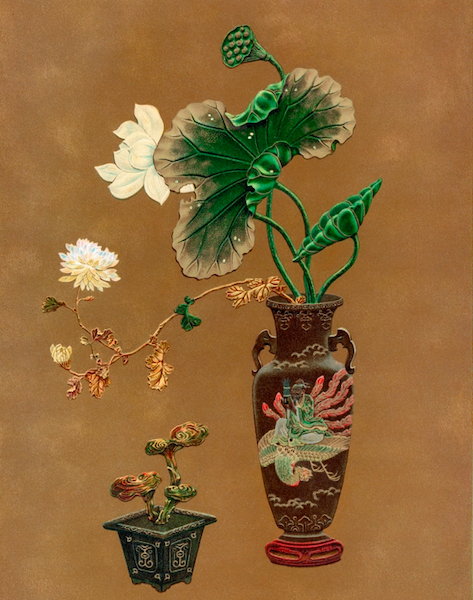 Cuadro de Flores en un Jarrón