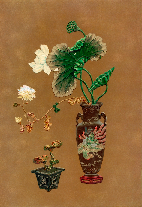 Cuadro de Flores en un Jarrón