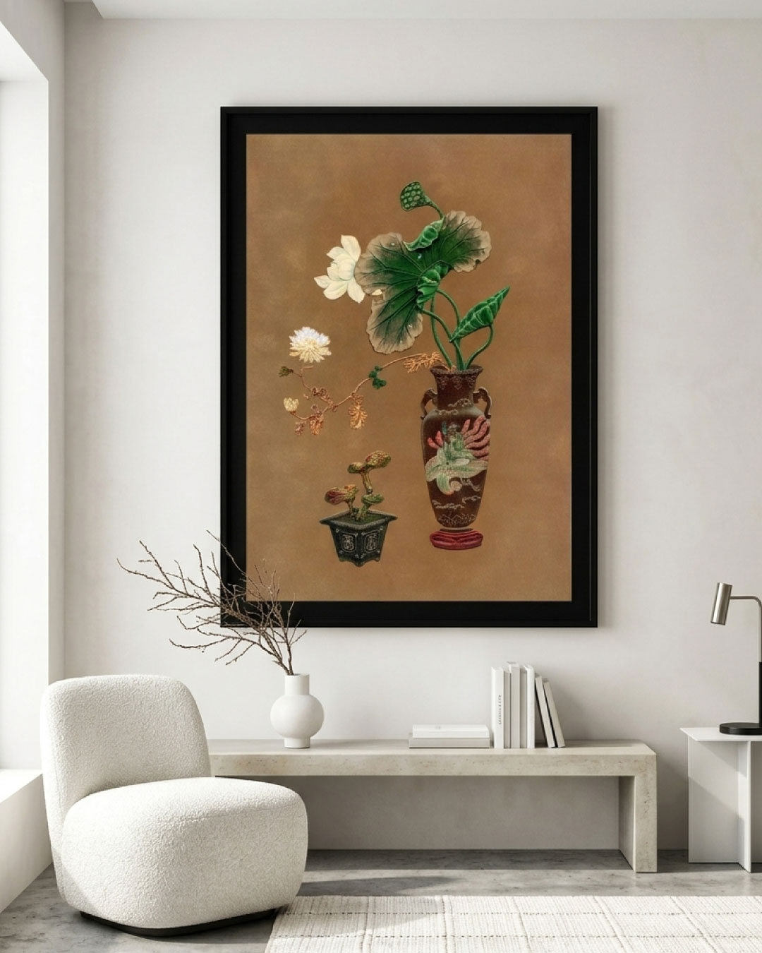 Cuadro de Flores en un Jarrón - Imagen 2