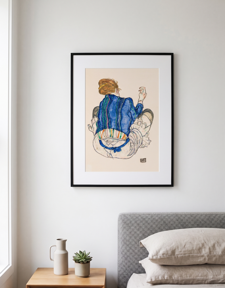 Mujer Sentada de Espalda - Imagen 2