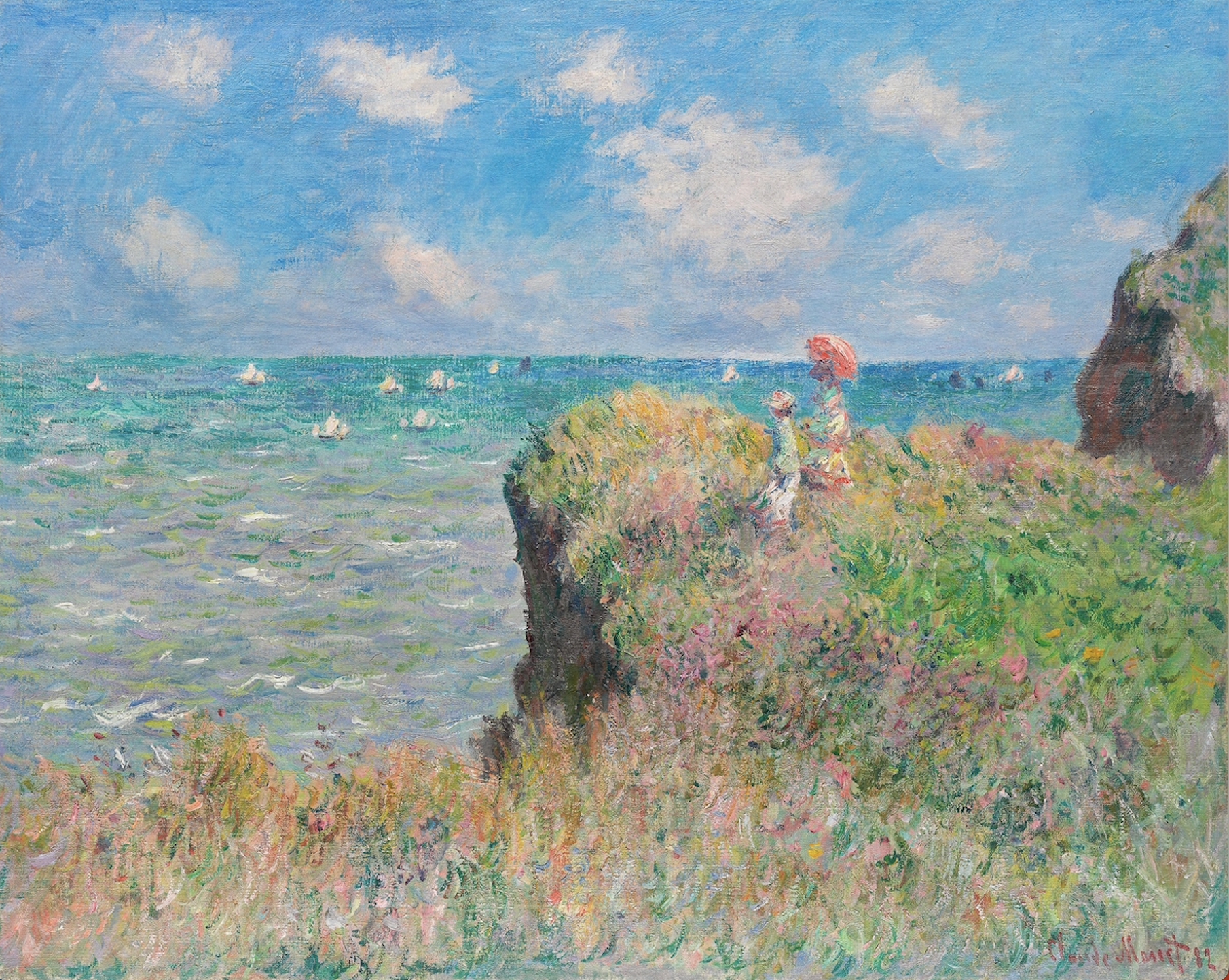 Paseo por el Acantilado en Pourville