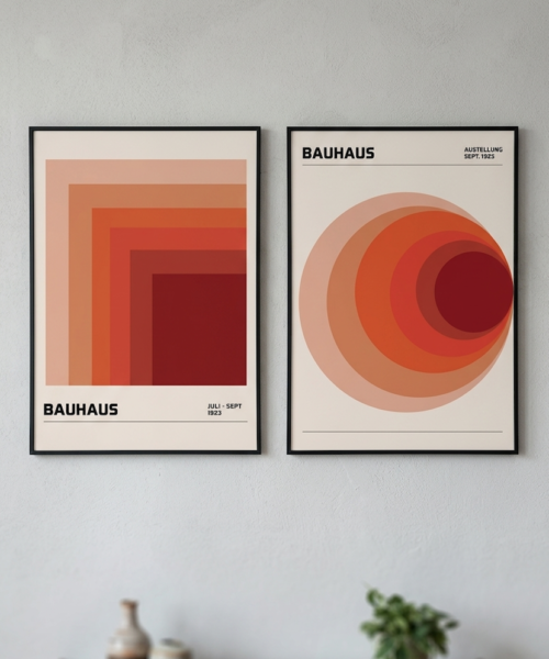 Composición Bauhaus Orange