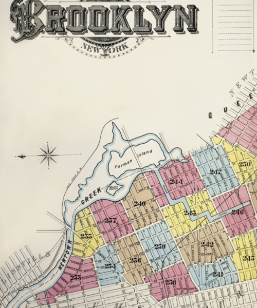 Mapa Brooklyn